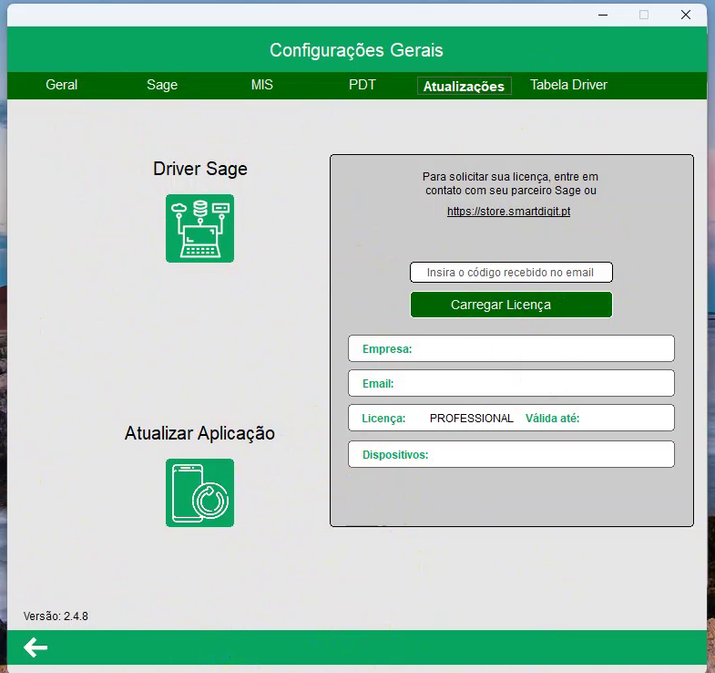 Licen&ccedil;a e atualiza&ccedil;&otilde;es